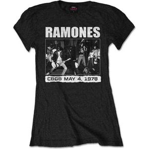 Ramones - CBGB 1978 Dames T-shirt - XL - Zwart