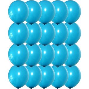 Premium Kwaliteit Latex Ballonnen, Turkoois, 20 stuks, 12 inch (30cm) , Babyshower, Kraamfeest, Kraamborrel,Verjaardag, Happy Birthday, Feest, Party, Wedding, Decoratie, Versiering, Miracle Shop