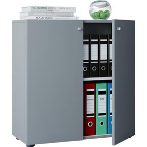 Archiefkast opbergkast Vandol grijs 74 cm hoog