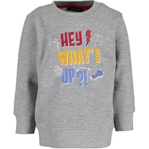 Blue Seven Jongens Sweater - grijsmelee - Maat 74