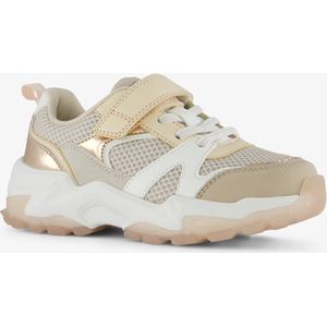 Blue Box meisjes dad sneakers beige goud - Maat 28 - Uitneembare zool