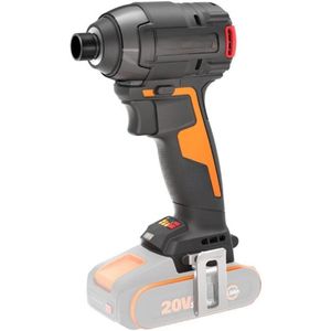 Accu-slagschroevendraaier - Slagmoersleutel - met Krachtige Borstelloze Motor - 3 Snelheden - 2 Modi - 200Nm Draaimoment - 3400 RPM - Licht en Compact - Zonder Accu en Oplader - 20V - Oranje/Zwart