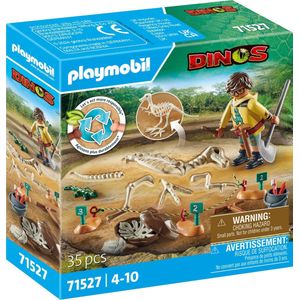 PLAYMOBIL Dinos Opgravingsplaats met dinosaurusskelet - 71527