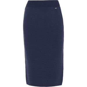 DreiMaster - Klassik - Kokerrok - Marine - 3/4 Lengte - Slanke Pasvorm