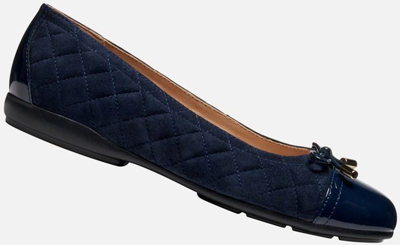 Geox - Annytah - Ballerina's - Marineblauw - Ademend Suède
