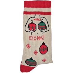Pegada Socks – XXX-MAS – Unisex Kerstsokken – Maat 36-41 – Comfortabel & Naadloos – 1 Paar