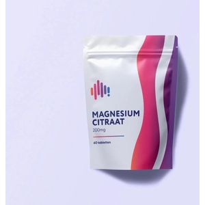 Magnesium Citraat - 30 dagen - 200 mg - 60 Tabletten