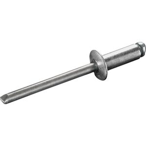 GOEBEL® - 500 x Blindklinknagels (Ø x L) 4,8 x 20 mm - Alu Aluminium AlMG 2,5 / Alu Aluminium - Vlakke kop - STANDARD - 7070548200 - ISO15981 - Popnagel