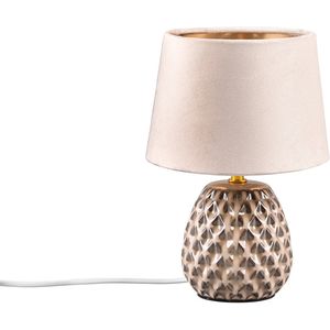 LED Tafellamp - Torna Aroniz - E14 Fitting - Rond - Roze - Keramiek