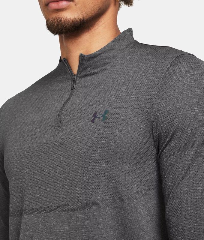 Under Armour - Vanish Elite - T-shirt - Grijs - Lange Mouwen