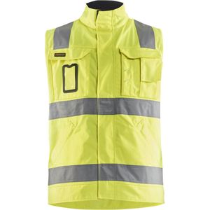 Blaklader Werkvest. Ongevoerd High Vis 8505-1804 - High Vis Geel/Marineblauw - 4XL