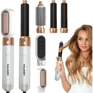 Aestra - Hairwrap Pro - Föhnborstel - Wit - 1000W - 60.000RPM