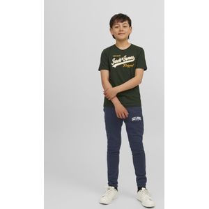 JACK & JONES JUNIOR Joggingbroek JPSTKANE met Logo Donkerblauw