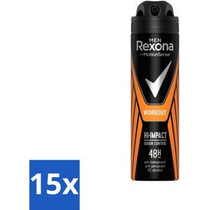 Rexona Men - MotionSense - Deodorant Spray - Anti-transpirant - 150 ml - Bulkverpakking - 15 stuks