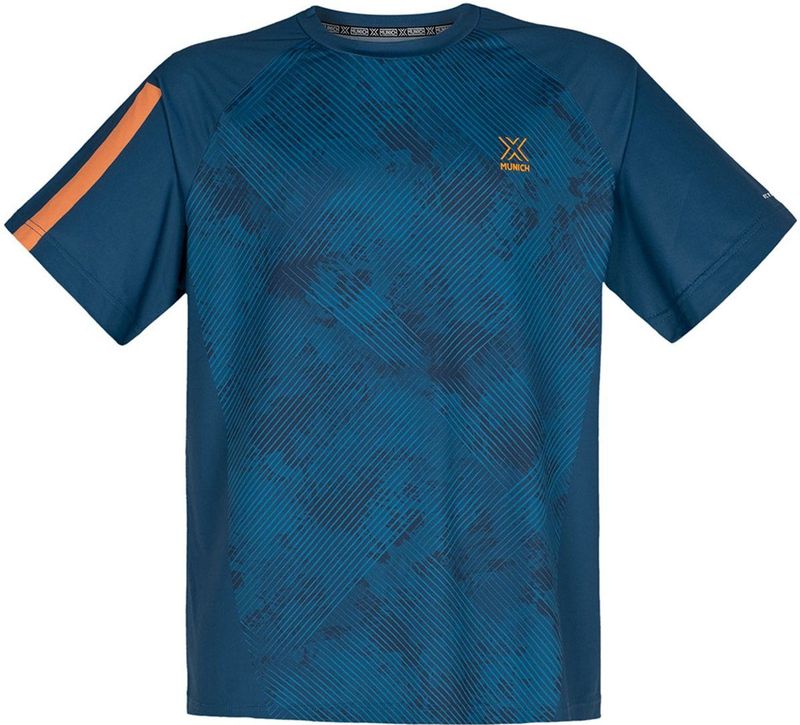 Munich - Masters - T-shirt - Blauw - Korte Mouwen