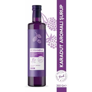 Herbamina Zwarte Siroop met Moerbeismaak 350 gram