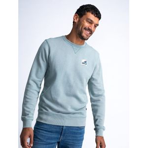 Petrol Industries - Heren Casual Sweater Duskify - Blauw - Maat S