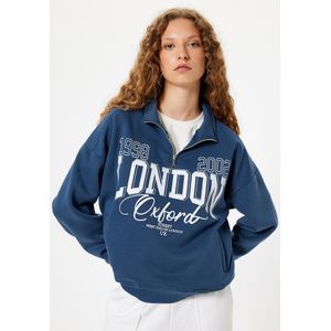 Halve ritssluiting Wasbaar Sweatshirt