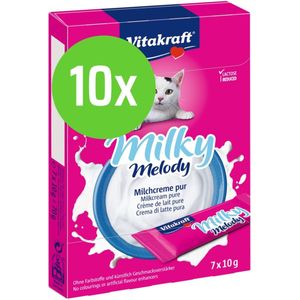 Vitakraft Pure - Kattenmelk - Milky Melody - 10 x 7 st - 10 g
