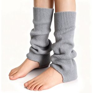 Warme herfst- en wintersokken - 35-40 cm - wijde sokken - warme beenwarmers voor dames in de herfst en winter - gepersonaliseerde sokken met inkeping - sokken met een middelhoge pijp - herfst- en winterbenodigdheden