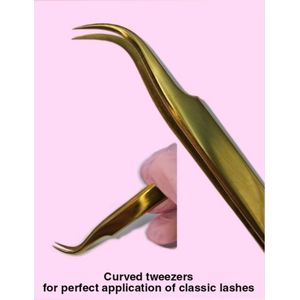 Tweezers - pincet voor One by One classic lashes curved