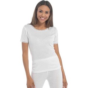 Thermisch Ondergoed Dames - 2 Pack Lange Mouw, Korte Mouw en Mouwloos Vest met Lange Onderbroek