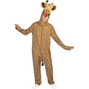 Funidelia | Giraffe kostuum voor vrouwen en mannen - Dieren, Woestijn - Kostuum voor Volwassenen Accessoire verkleedkleding en rekwisieten voor Halloween, carnaval & feesten - Maat S - M - Bruin