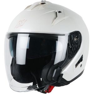Scooterhelm - Motorhelm SODDY Wit XS van MOTOBLOUZ