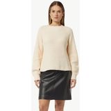 comma casual identity - Trui - Crème - Katoen - Lange Mouw