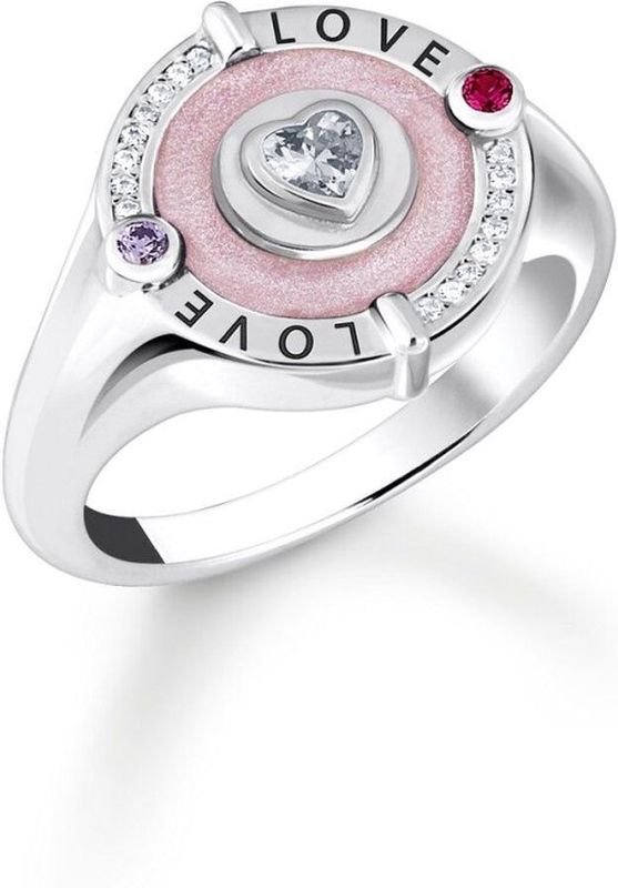 Thomas Sabo - TR2447-390-9-52 - Ring - Roze - 925er Zilver
