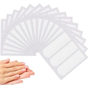 French Manicure Stickers - 25 Sheets French Nails Template - Zelfklevende French Tip Guides - Nagelstickers voor Manicure Decoratie - DIY Tools en Accessoires