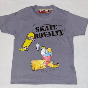 The Simpsons Shirt Grijs val-Maat 104