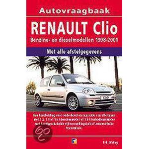 Autovraagbaken - Vraagbaak Renault Clio Benzine- en dieselmodellen 1998-2001