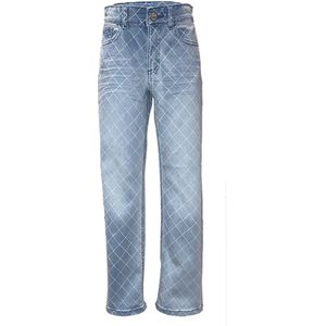 Dutch Dream Denim-Meisjes Broek- Matope jeans met print