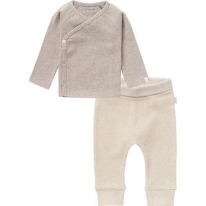 Noppies SET(2delig) Broekje NAURA OATMEAL en Shirt NANYUKI TAUPE - Maat 44