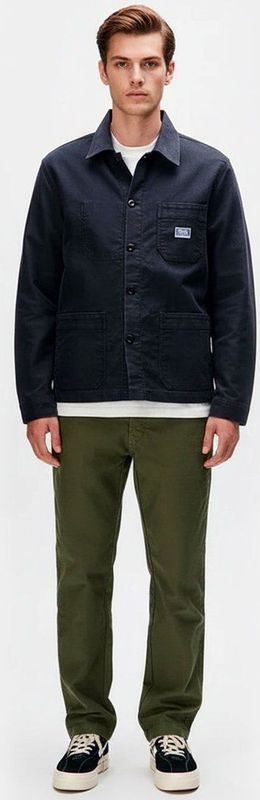 Deus Ex Machinavoor mannen. DMF255418 Speedshop Chore Jas zwart (S), Casual, Katoen