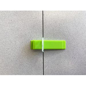 Tegel Levelling Kit 3 mm 100 stuks – Nivelleer systeem Voor Perfect Vlakke Tegelvloeren en - Wanden - Inclusief Clips Wiggen & Tang