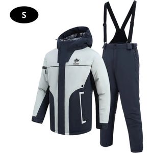 Bovista Ski Suit - Skipak - SkiBroek - Wintersport - Skijas - Heren - 2-Delig - Wit - Maat S