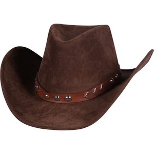 Cowboyhoed Ames - Cowboy - Dames En Heren - Een Stuk - One Size - Bruin