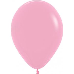 12"" satin pink - 12 stuks