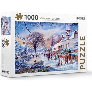 Rebo legpuzzel 1000 stukjes - On a winter's day