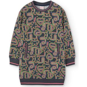 Boboli Fleece Printed Jurk Veelkleurig 6 Years