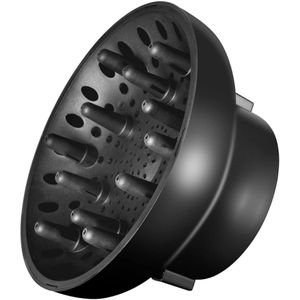 MKSS® Diffuser Opzetstuk - Krulborstel voor Fohn Universeel - Multistyler - Zwart