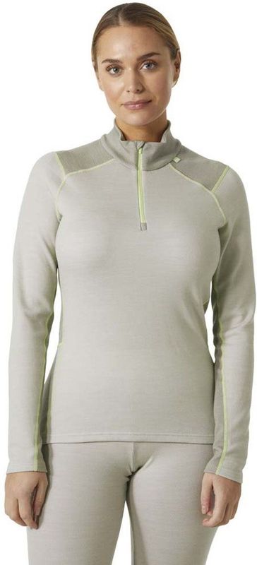 Helly Hansen Lifa Merino Midweight 49377 Lange Mouwen Basislaag Grijs L Vrouw