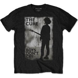 The Cure - Boys Don't Cry Black & White Heren T-shirt - L - Zwart