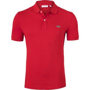 Lacoste Heren Poloshirt - Red - Maat XXL