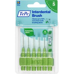 10x TePe Interdentale Ragers Original 0,8 mm Groen blister à 6 stuks