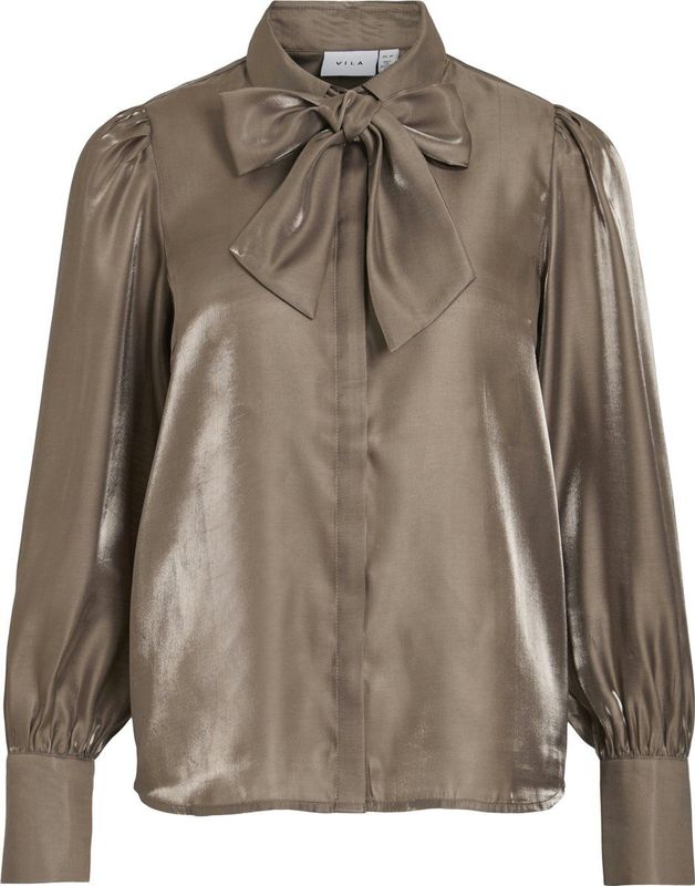 Vila - Viklarina New Bow - Blouse - Falcon - Dames