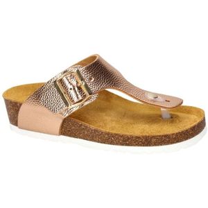 Dr Brinkmann -Dames - roze-goud metallic - slippers & muiltjes - maat 39