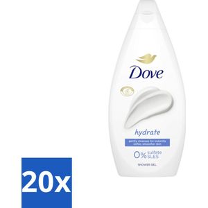 Dove Douchecrème - Hydrate - 450 ml - Bulkverpakking - 20 stuks